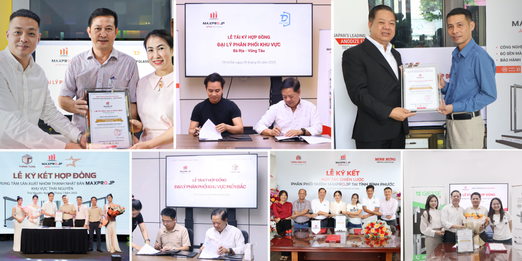 11 đại lý phân phối nhôm MAXPRO JP chuẩn Nhật tại Việt Nam