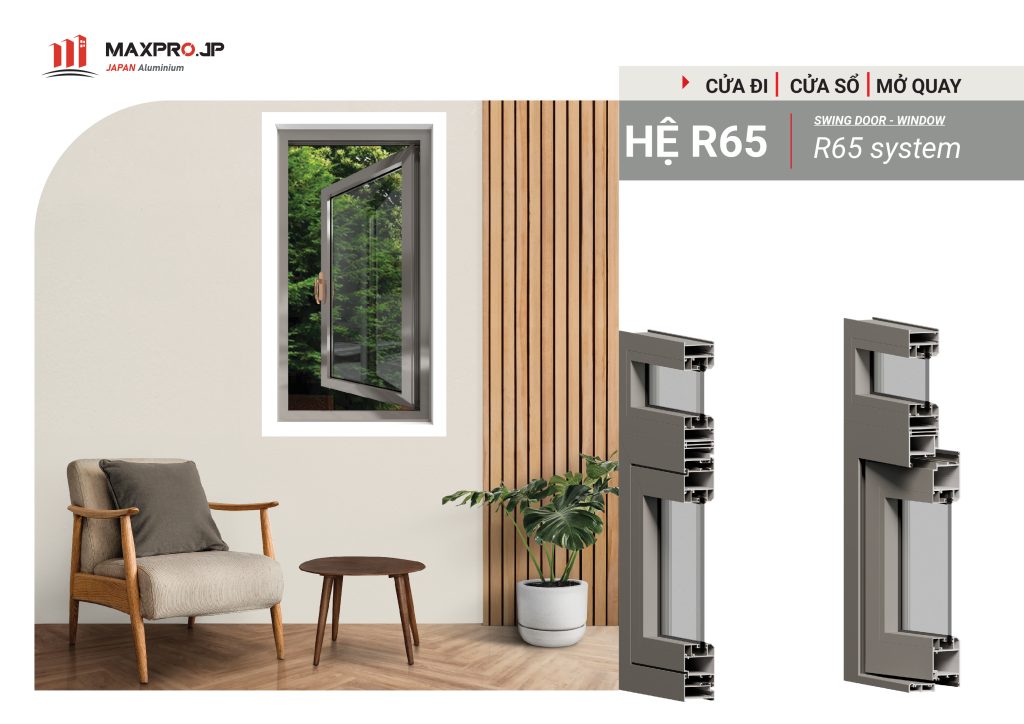 Cửa nhôm MAXPRO JP – HỆ 65